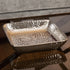 Silver Dimple Ceramic Tray
